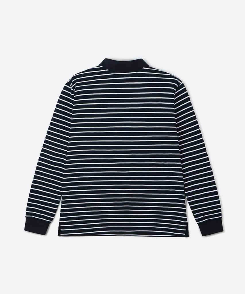 MOONSUN 01 M.C Unisex, Stripe Pk Shirt / Navy
