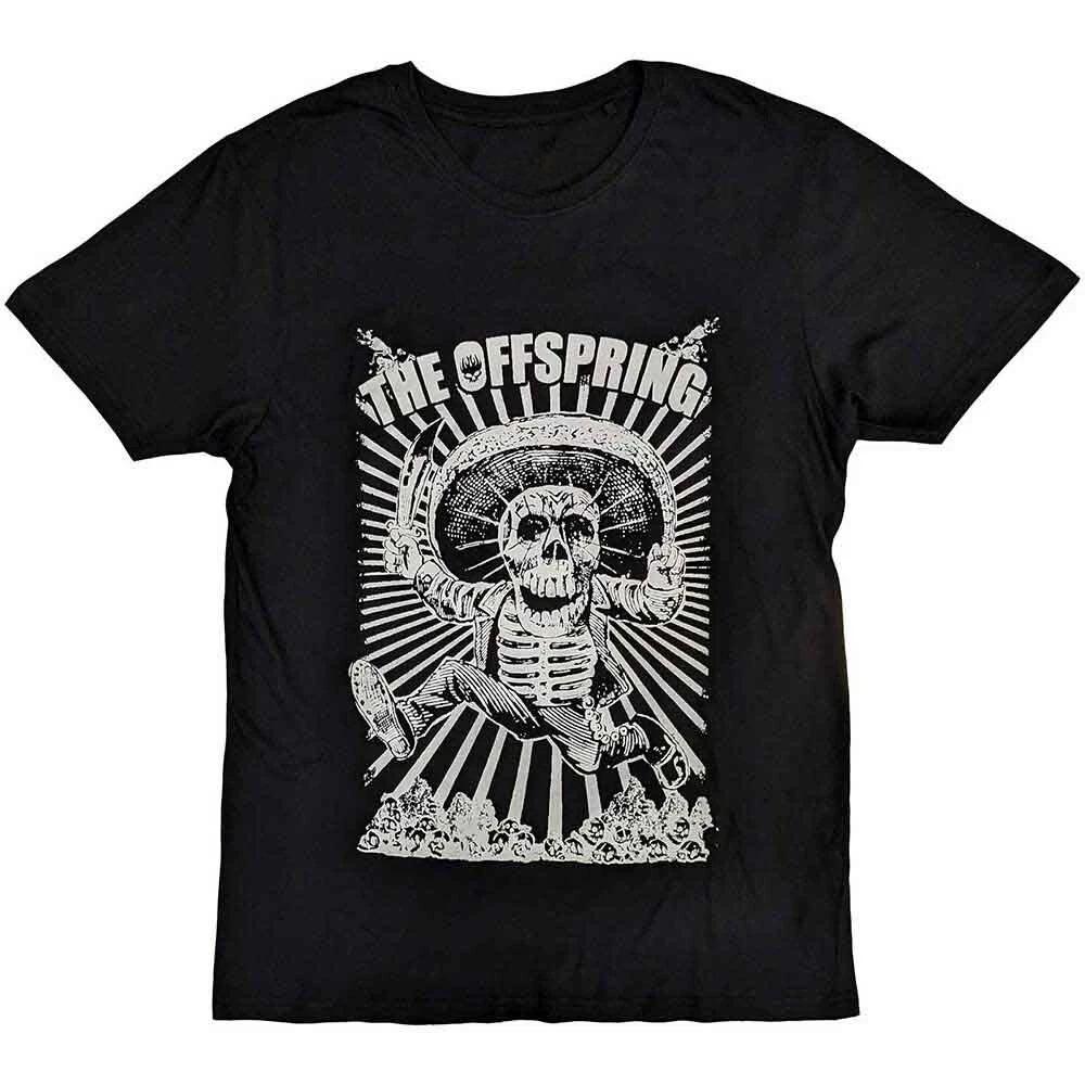 The Offspring Jumping Skeleton graphics cotton unisex shirt Summer fashion Unisexs Womens Y2k Short sleeve Oneck Tshirt fan gift