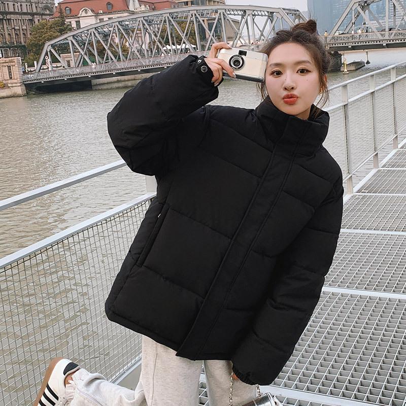 Пуховик женский короткий зима 2025 новая шапка куртка утолщенная
