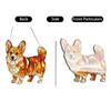 Small Animal Acrylic Sun Catchers Flat Pendant, Home Outdoor Garden Courtyard Hanging Decoration Ornaments
