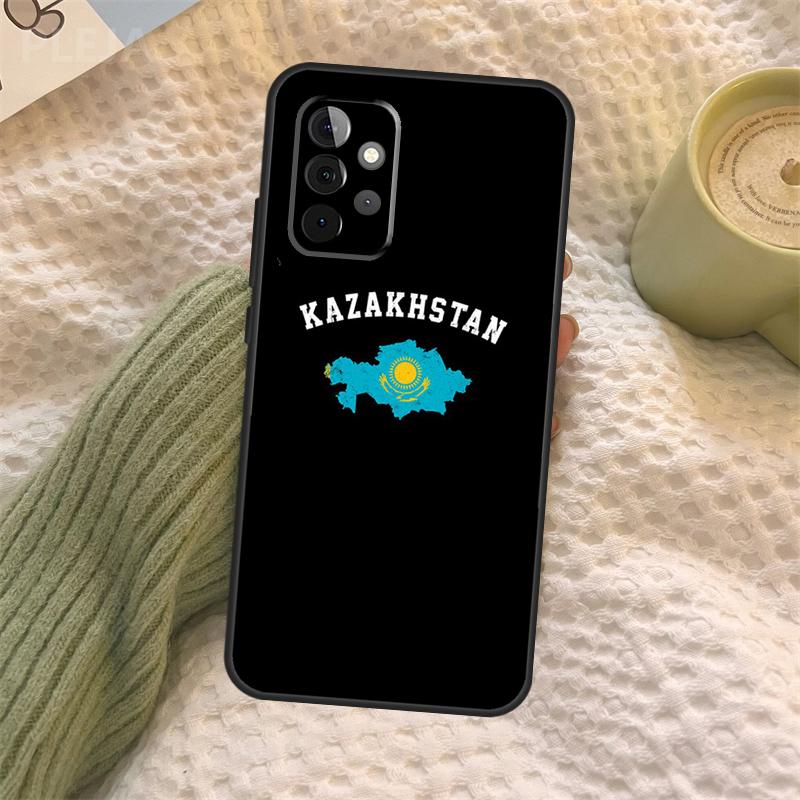 Искусство с флагом Казахстана для чехла на телефон Samsung Galaxy A34 A54 A14 A13 A52S A33 A53 A73 A12 A22 A32 A52 A72 A71 A51