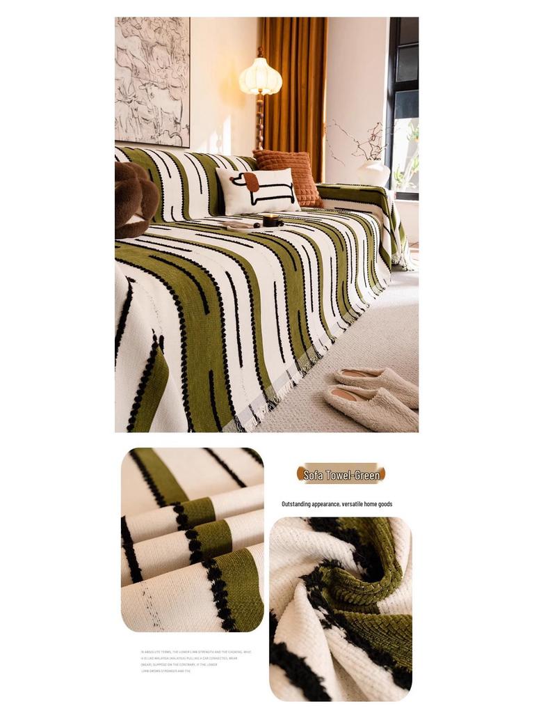 Four Seasons Universal Non-Slip Leather Sofa Cover Blanket