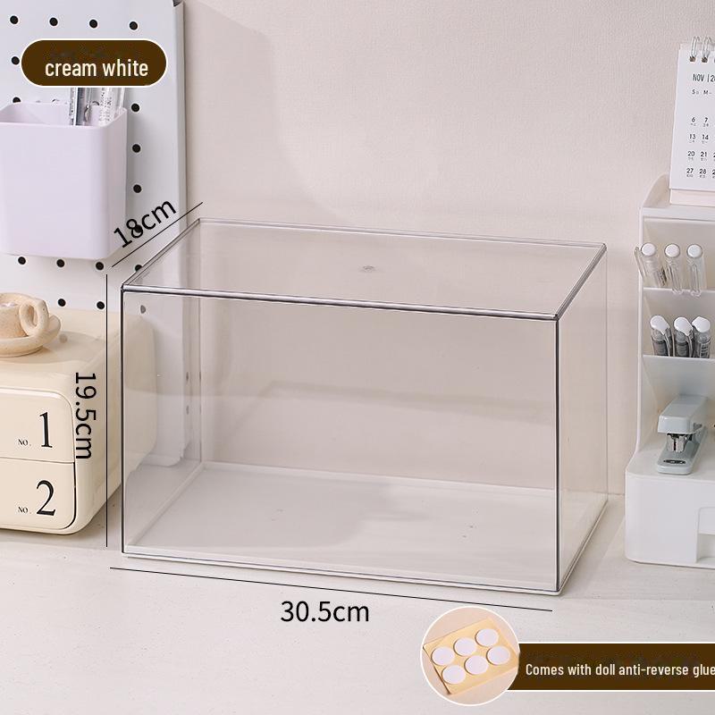 Прозрачный акриловый ящик для хранения LEGO и моделей, пыленепроницаемое матовое покрытие