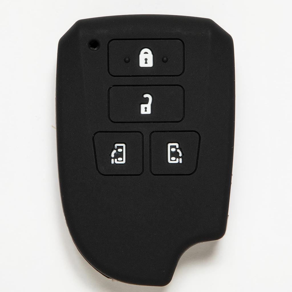 MALAKO 30 Silicone Cover for Toyota Cars, Smart Key, 4 Buttons, Hiace 200 Series,