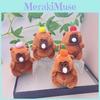 Bubble Capybara Blow Keychain Top Persimmon Kids Backpack Hanging Plush Doll