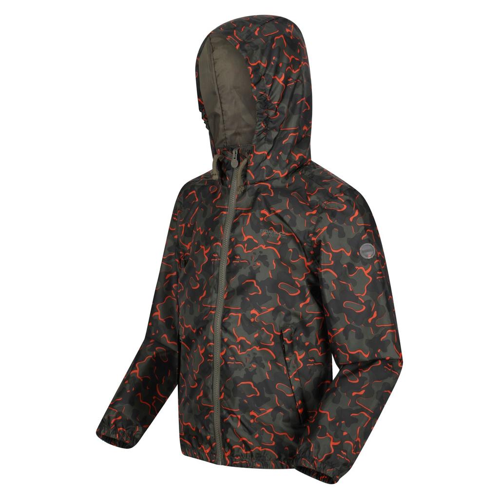Regatta Childrens/Kids Catkin Camo Waterproof Jacket