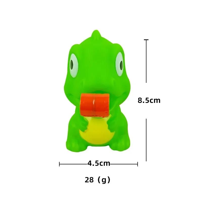 Children Creative Decompression Fidget Toys Pinch Frog Dinosaur Sticking Tongue Out Relieve Stress Toy Christmas Gifts For Kids