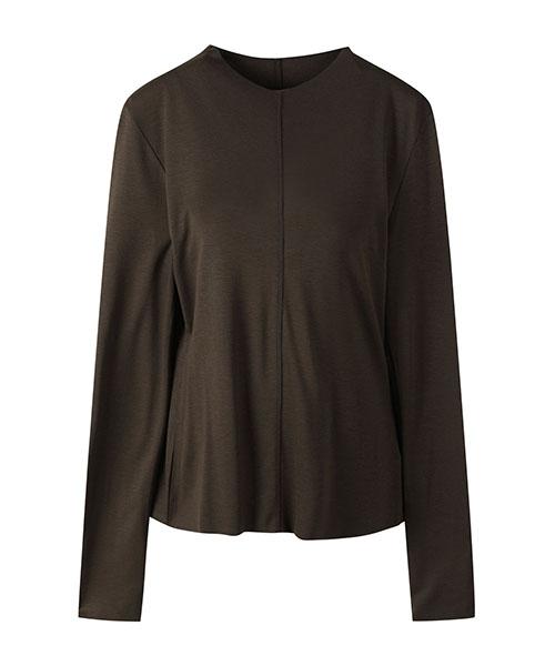 RECODE Mock Neck Edge Top_Rqtaa24586Brx