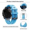 KALEBOL KLB-LWGJ-001 For Garmin Fenix 7  /  7 Pro Strap Replacement QuickFit 22mm Silicone Watch Band