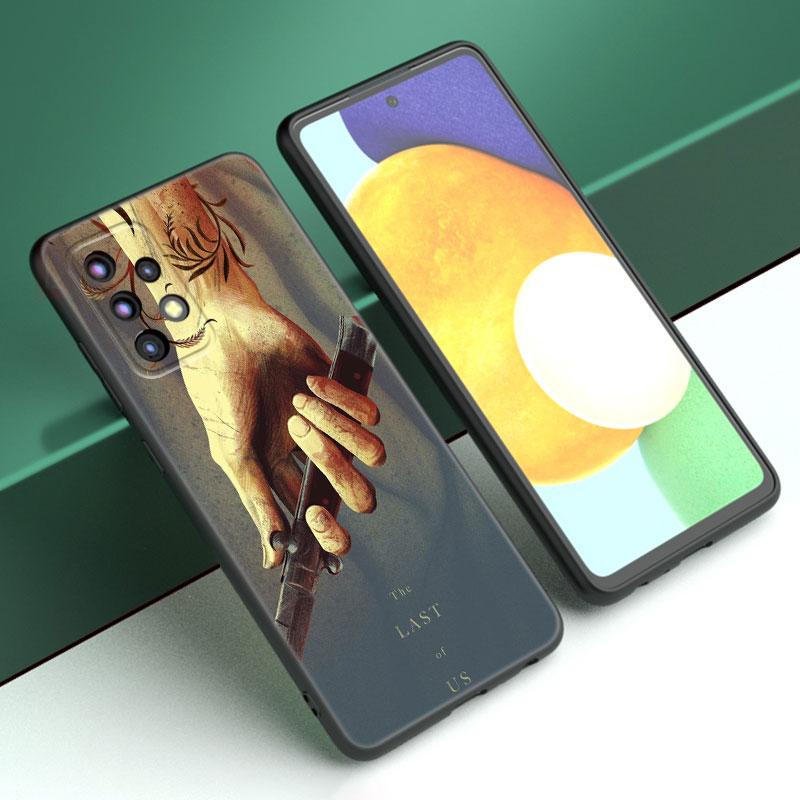 Последний из нас черный чехол для Samsung A13 A22 A24 A32 4G A23 A25 A34 A35 A52S A53 A54 A55 A73 5G A12 A14 A15 A31 A33 A50 A51 A72