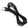 3.5mm Audio Cable Male to Male 2.5mm Stereo Headset Headphone Gold Plated Jack Connector Wire Cord Plug Black Cable