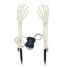 Festival Horror Stake Skeleton Claw LED Ghost Hand Skeleton Stake Festival Scary Decoration Light