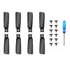 8pcs Propeller for DJI Flip 4022F Colorful Propeller Drone Propeller Drone Wing Blade Personalization for DJI Flip Accessories