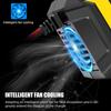 Battery Charger, 12V Intelligent Automatic Battery Charger with Large Digital Display Screen,