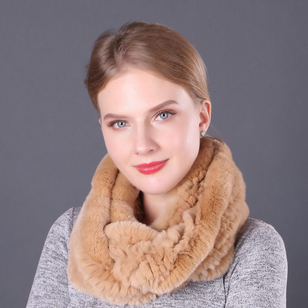 2019 осень и зима новый шарф из шерсти кролика Рекс шарф женский меховой шарф корейская версия утолщенный теплый шарф qiuc