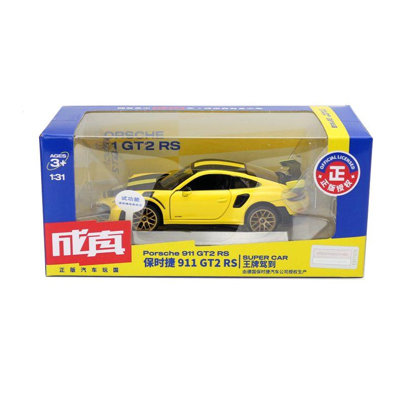 Alloy Porsche Simulation Guncar Model Toy With Sound And Functions Light