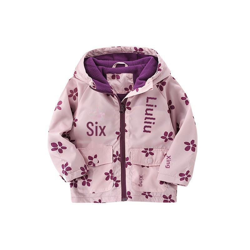 Ветровка из бархата для девочек Malwee - модная куртка для детей на осень/зиму