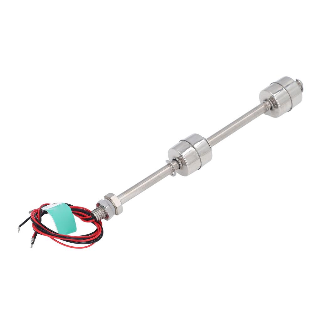 Поплавковый выключатель Датчик уровня воды 200 мм Высокое давление Нержавеющая сталь Двухшариковый поплавковый выключатель Датчик