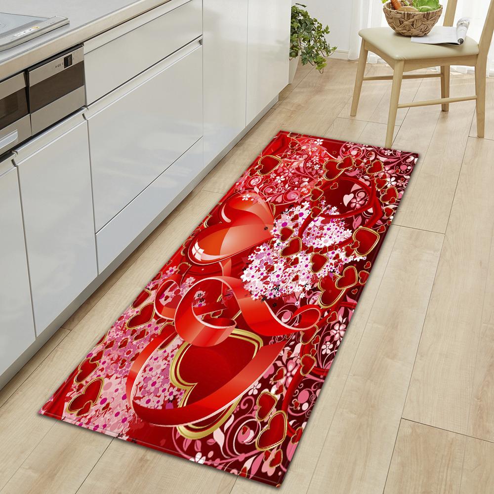 Kitchen Carpet Living Room Bedroom Floor Carpet Corridor Door Mat Door Bathroom Non-slip Floor Mat