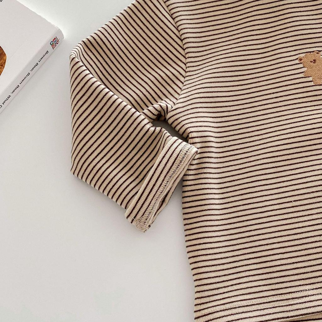 Children's Winter Cartoon Base Layer Outfit, Ages 0-5, Fashionable Korean Innerwear for Boys and Girls, Model AY648.