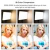 Large LED Video Light Panle 45W Studio Photography Fill Light 416pcs LED Beads 3200K-5500K Dimmable