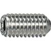 TRUSCO Hex Socket Set Screws, Stainless Steel, Recessed Point, M6 X 8, Pack of 20, F001-00608