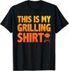Funny Grilling Art For Men Women Barbecue Meat Smoking BBQ T-Shirt