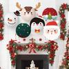 Creative Cartoon Christmas Paper  For Holiday Decors Indoor Outdoors Party Decoration Easy Assembly Sustainable