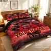 Custom Soccer Bedding Quilt Set Quilt Cover Pillowcase Home Decoration Birthday Gift (1 * duvet cover + 2 * pillowcase, without core)