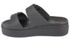 Crocs Босоножки на низкой танкетке Brooklyn, женские черные шлепанцы