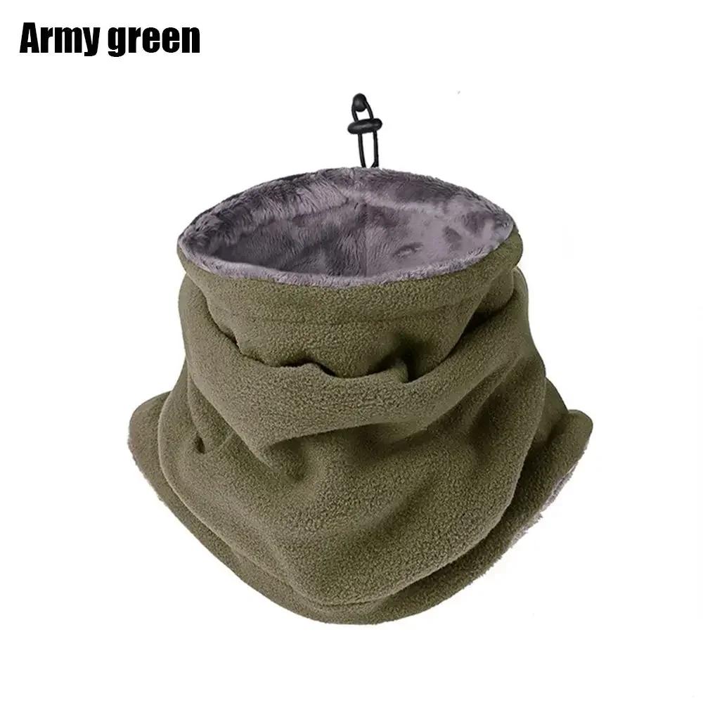 Men Women Winter Motorcycle Neck Gaiter Fleece Face Mask Windproof Warm Scarf for Outdoor Sports Cycling Hiking