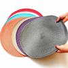 Round Placemats Set  Braided Circle Place Mat Washable Table Mats for Kitchen Dining Table Mixed Color Non-Slip Place mats