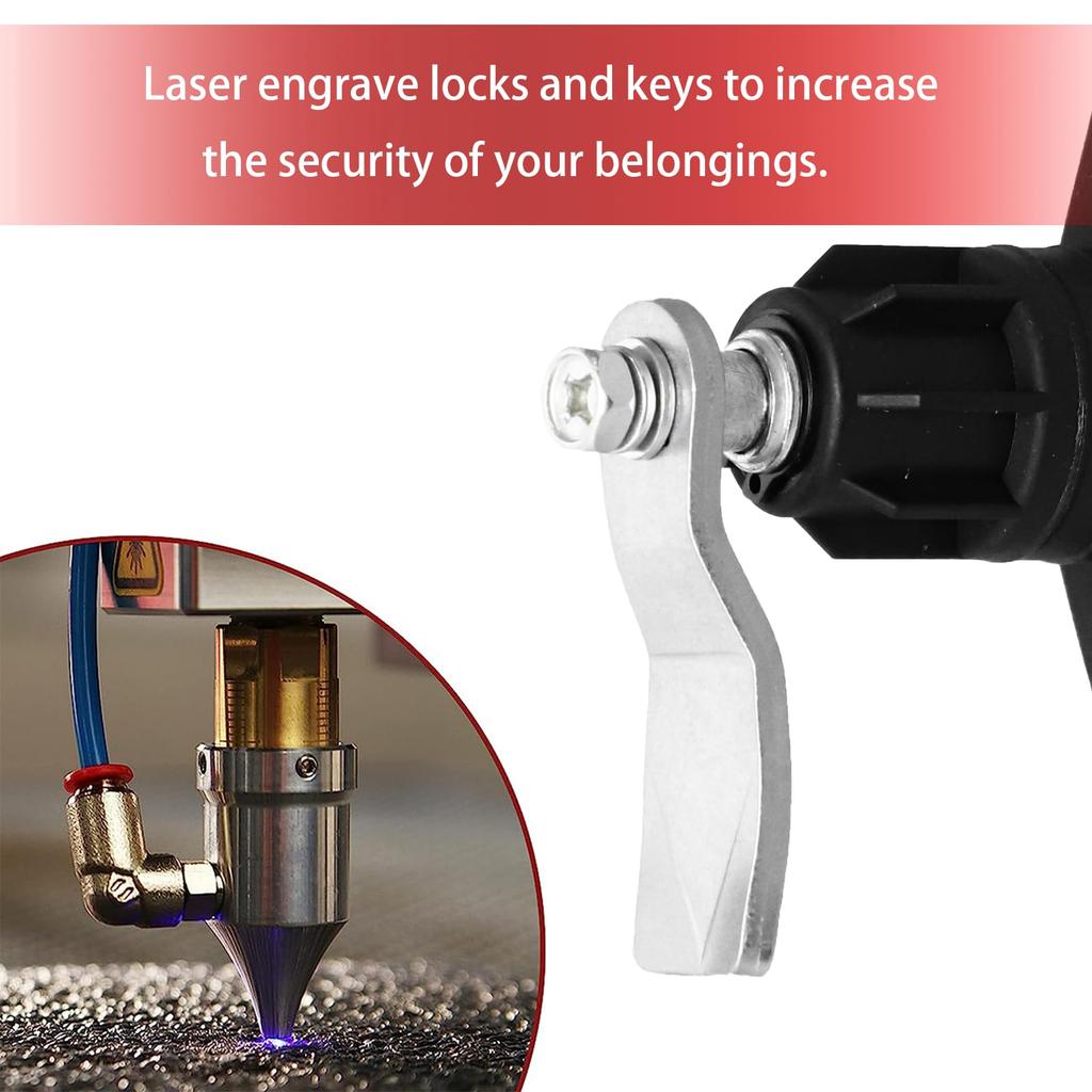 HWHongRV Camper Shell RV Locks for Storage Pickup and Black Zinc Alloy Lock Body Locks, 2-Piece T-Handle Doors, Trucks, Boats, Right-Hand Keyed,