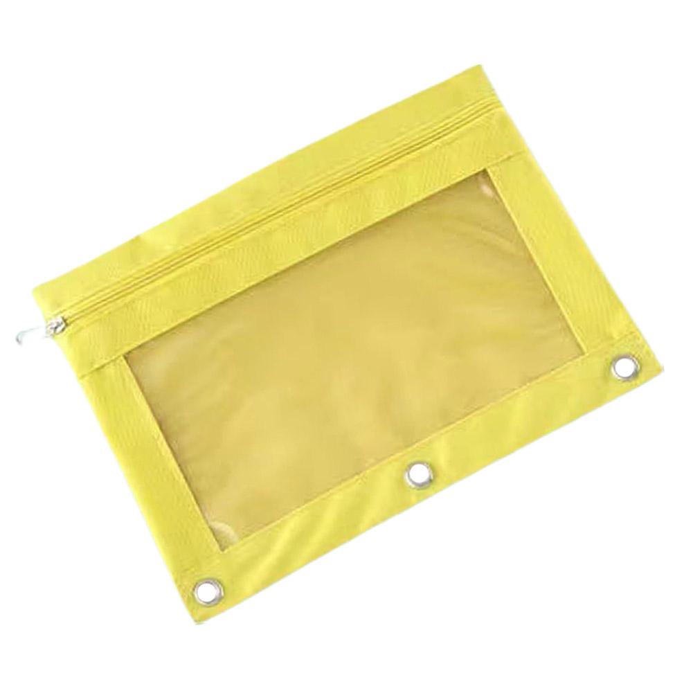 Transparent Oxford Cloth Loose Leaf Budget Binder Pockets Documents Holder File Organizer Zipper Binder Pouches For Notebook