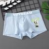 Men's Cotton Underwear Boxers Fashion Cartoon Print Mid Waist Comfortable Underpants Shorts Sexy Fashion Panties