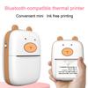 Portable Wireless Printer for Travel Bluetooth-compatible Thermal Inkless Printer for IOS And
