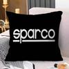 S-Sparcos Logo Cushion Cover Car Throw Pillow Case For Sofa Car Christmas Gift 40X40Cm 45X45Cm