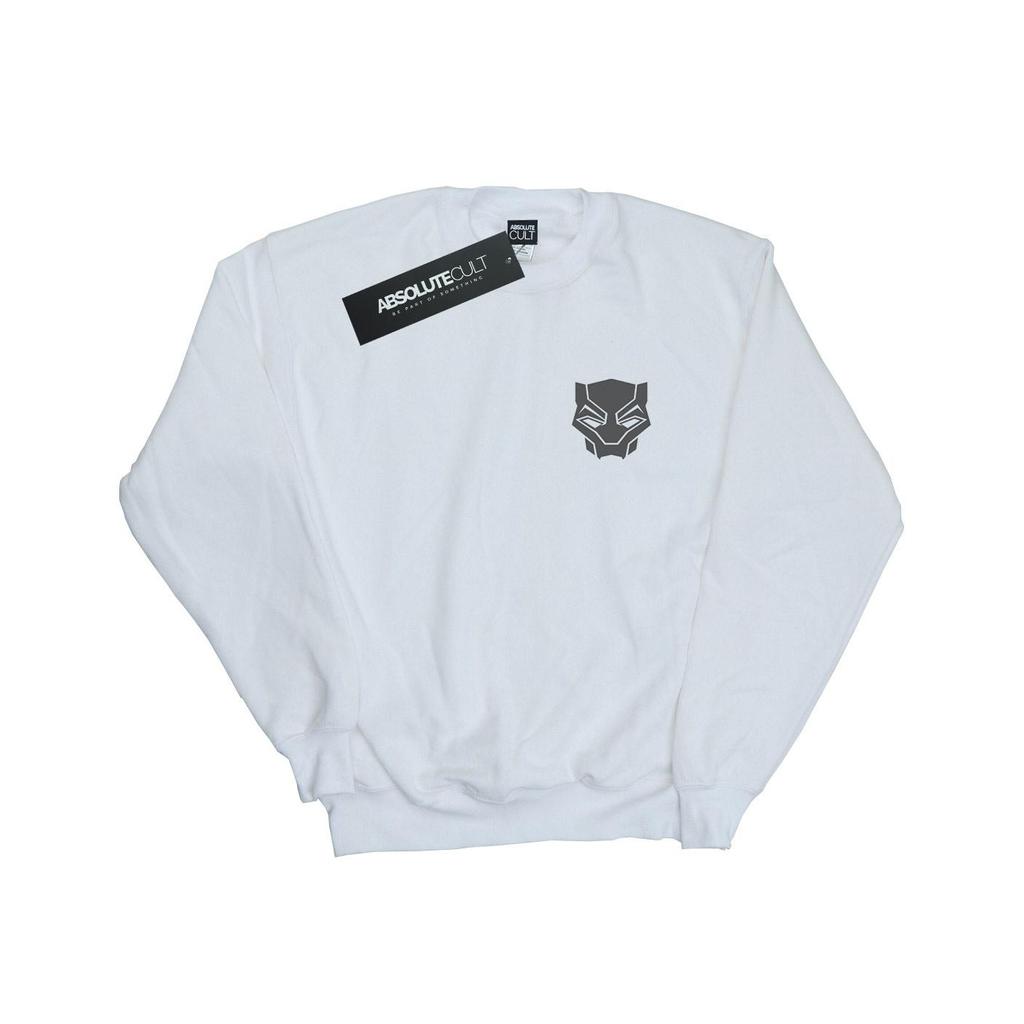 Marvel Mens Black Panther Black On Black Chest Print Sweatshirt