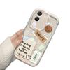 Applicable To Apple 15 Mobile Phone Case IPhone 14promax/13 Smiley Face Tag English 11/12 Transparent Silicone Xr