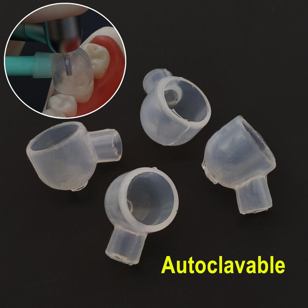 Стоматологический крошечный чехол для оксида алюминия, абразивный воздух, микробластер, пескоструйный аппарат, пылезащитный колпачок, автоклав