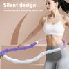 Weighted Soft Spring Hoop Waist-Friendly Foldable Fitness Hoop Portable Home Gym Men Women Adults Body Waist Slimming Exercise Equipment
