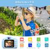 POSO Kids Digital Camera Toy Camera for Children 1080P HD Recording 32GB SD Card 2.0-inch IPS Screen 8x Zoom Timer Shooting Light Blue Christmas Gift