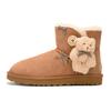 Мини сапоги Bailey Bow II Short Женские Коричневые 1016422-CHE(Команда59-)