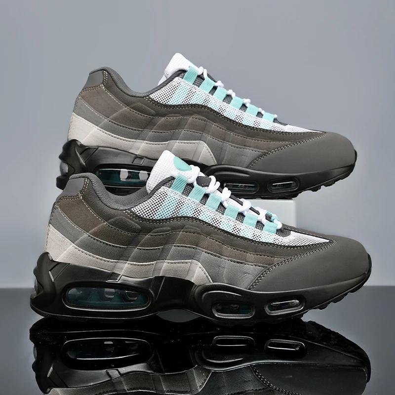 Новая мужская повседневная обувь, обувь для хайкинга, модная мужская спортивная обувь для активного отдыха, противоскользящая и дышащая спортивная обувь