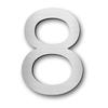 Katachi Lab Floor Number Display Plate 8 Bee Stainless Steel Style Silver Round Gothic Numbers Silver Outdoor Suitable Seal Type Made In Japan