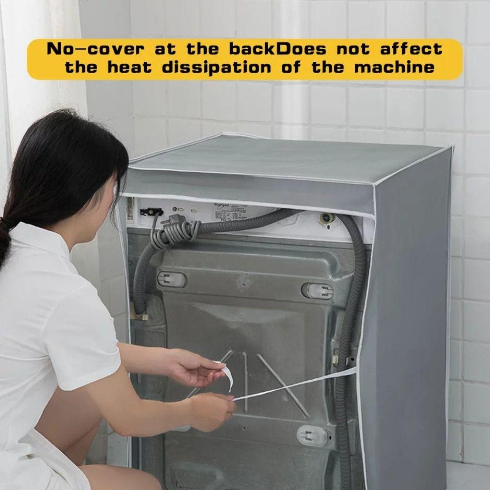 Чехол для стиральной машины PEVA, водонепроницаемый, пылезащитный, бытовой