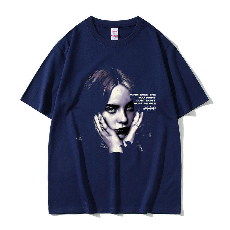 Hit Me Hard and Soft Tour Tshirts Unisex Unisexs Fashion Pop Music T Shirts Unisex Casual Cotton Short Sleeve Tshirt Streetwear