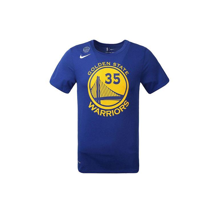 Nike Mountain Series Outdoor Golden State Basketball Short Sleeve Crew Neck T-Shirt Men Tops Blue 870775-497