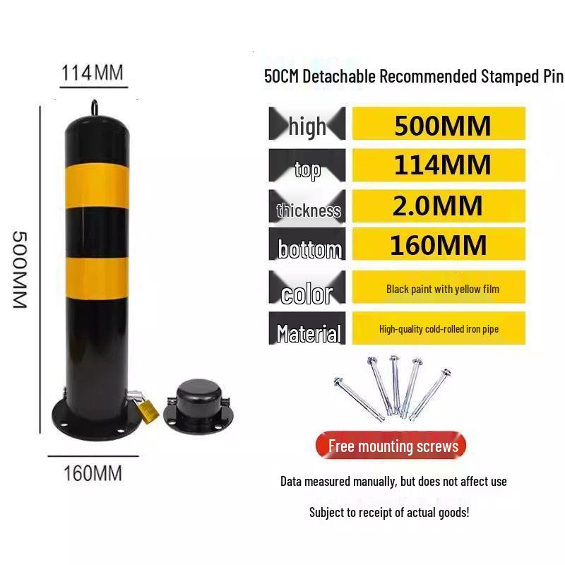 Thickened Steel Guardrail Posts & Anti-Collision Bollards - Road Barriers & Lane Dividers
