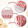 25Pcs Popcorn Packaging Bag Carnival Stripes Bags Holders Bowl Mini Food Containers Portable Cups Snack Paper